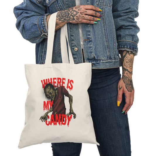 Zombie Halloween Tote Bag