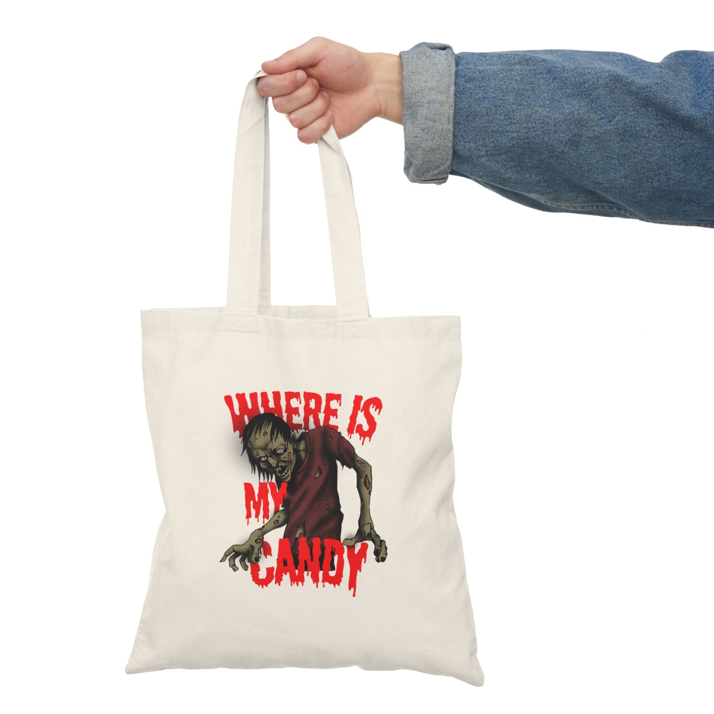 Zombie Halloween Tote Bag